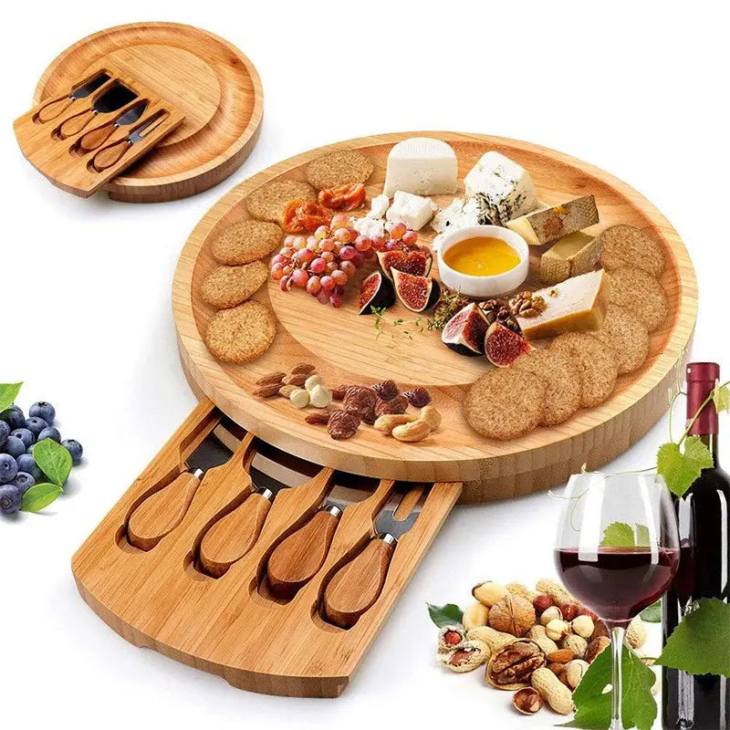 Cheese plate set bread board fruit Dim sum afternoon tea tray FashionMojos.com