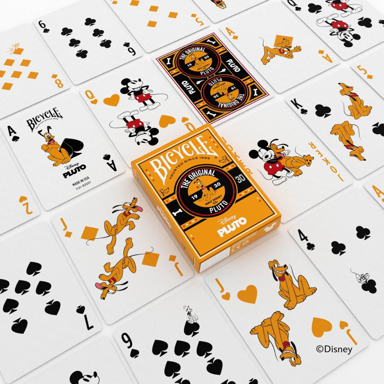 Bicycle Disney Pluto Playing Cards – Classic 1930 Pup at Play ClassicDecks