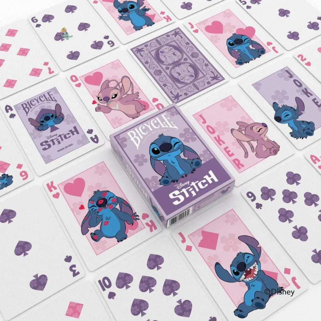 Bicycle Disney Stitch Purple Playing Cards ClassicDecks