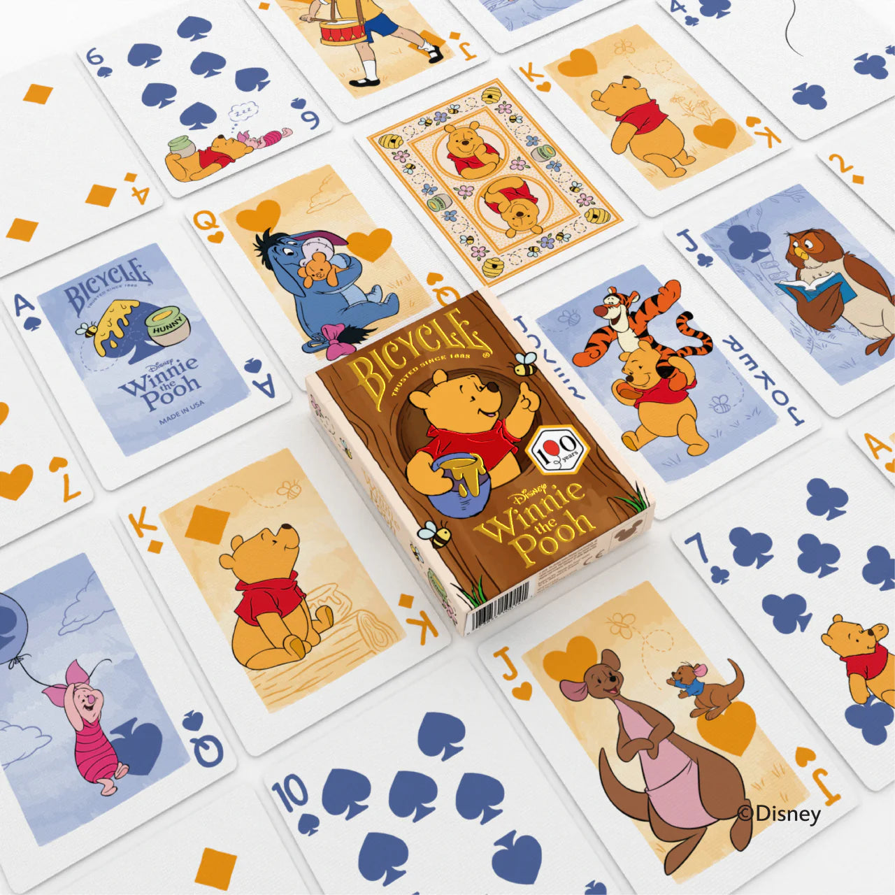 Bicycle Disney Winnie the Pooh Playing Cards โ Cozy Fun in the Hundred Acre Wood ClassicDecks