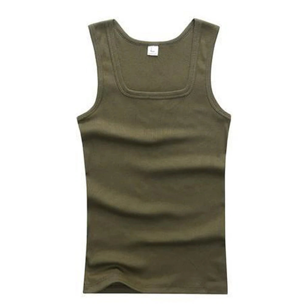 Summer Plus Size Men Clothing Tank Tops Black White Gray Singlets Sleeveless Fitness Men Vest Casual Bodybuilding Vest New