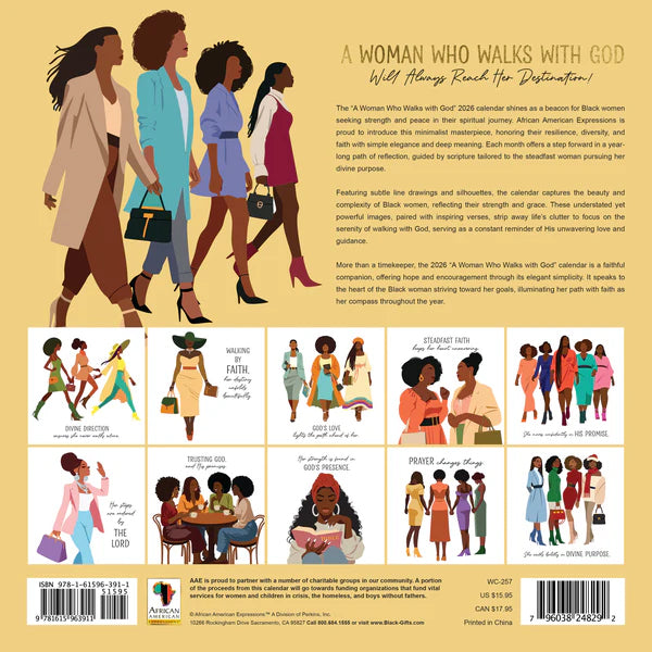 2026 A Woman Who Walks with God Calendar