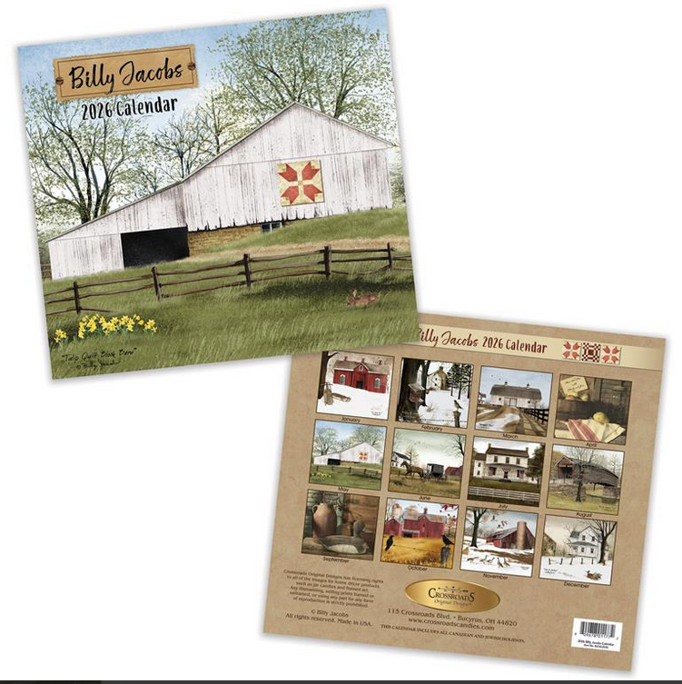 2026 CALENDAR - BILLY JACOBS (2566-BJCAL2026)
