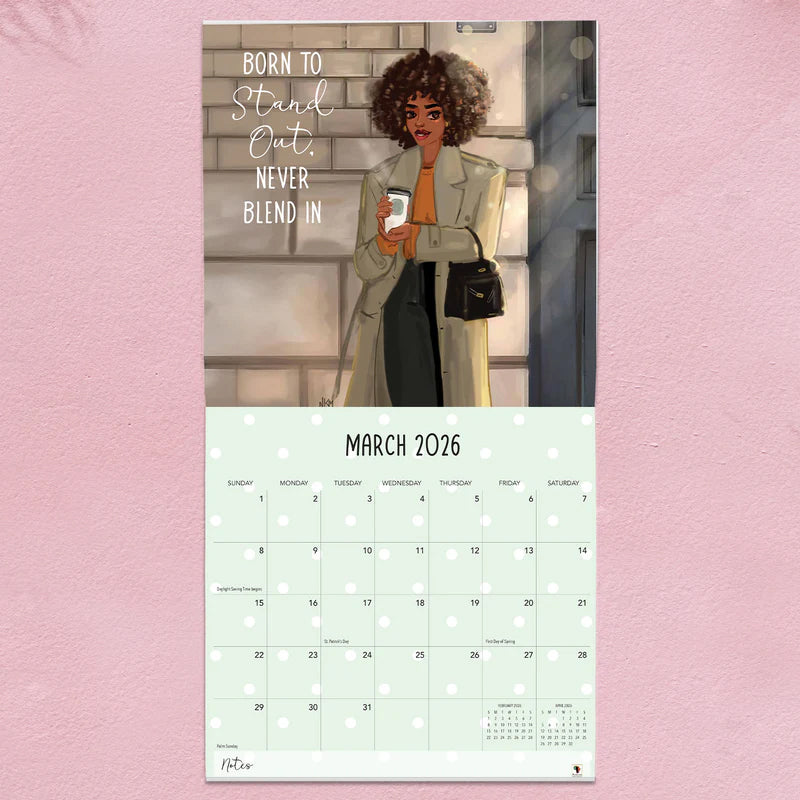 2026 Sister Friends Wall Calendar