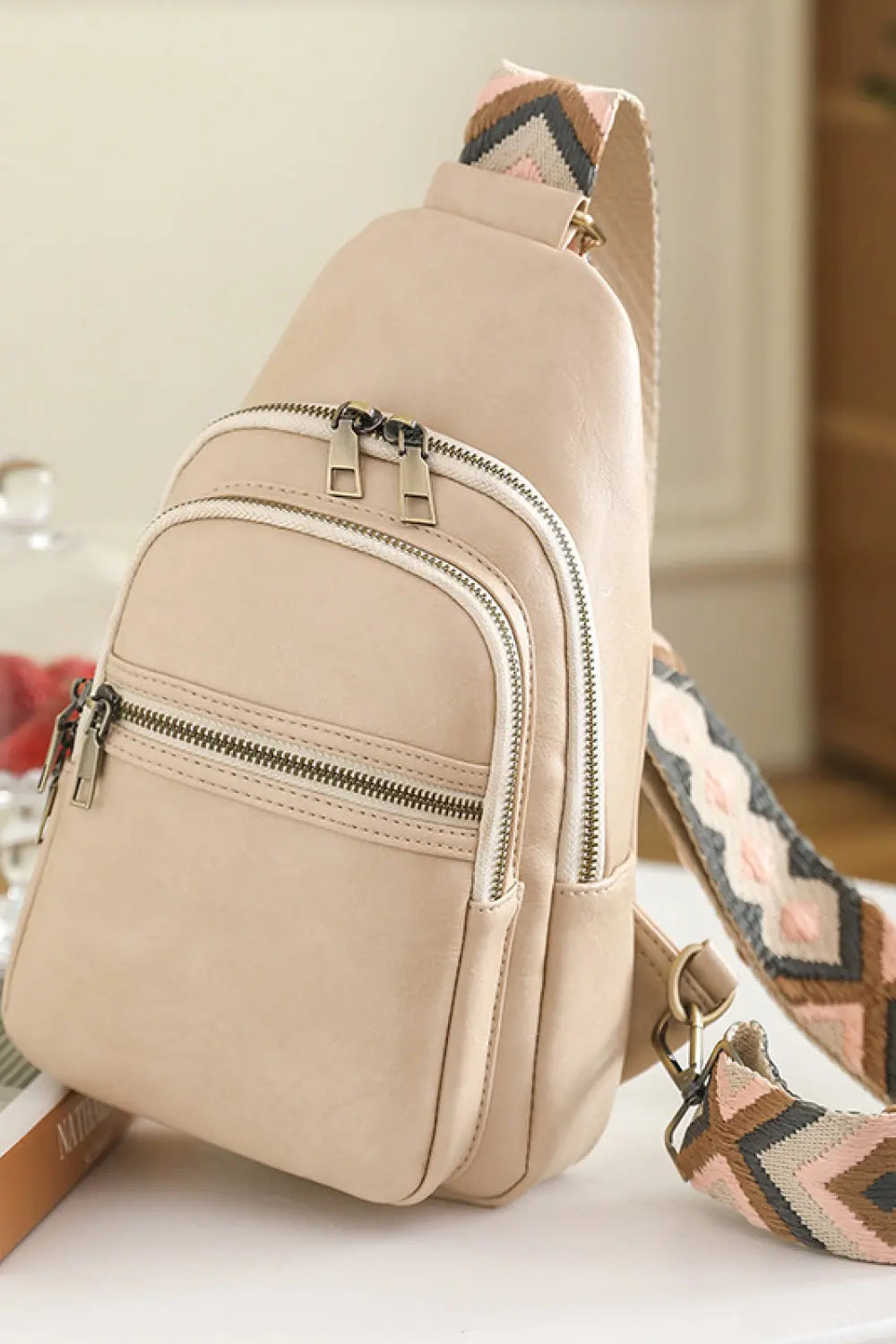 Adored It's Your Time PU Leather Sling Bag Trendsi