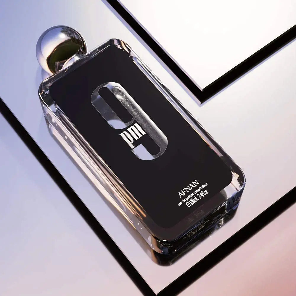 AFNAN 9 PM for Men Eau de Parfum Spray, 3.4 Ounce FashionMojos.com