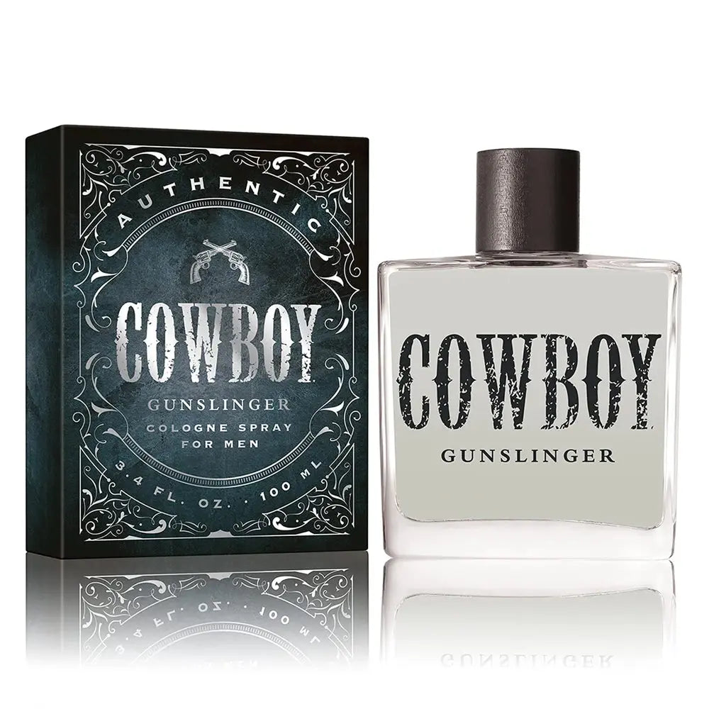 Tru Western Cowboy Gunslinger Men's Cologne, 3.4 fl oz (100 ml) - Warm, Fresh, Bold Tru Fragrance
