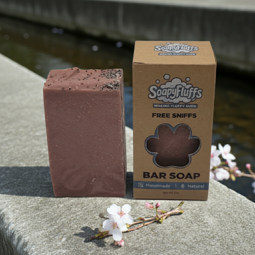BARE Wild Lavender Shampoo Bar – Lavender & Floral | Natural Hair & Body Bar Soapyfluffs