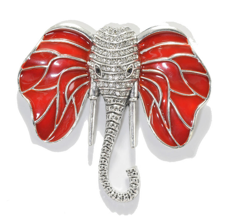 Elephant Brooch Large