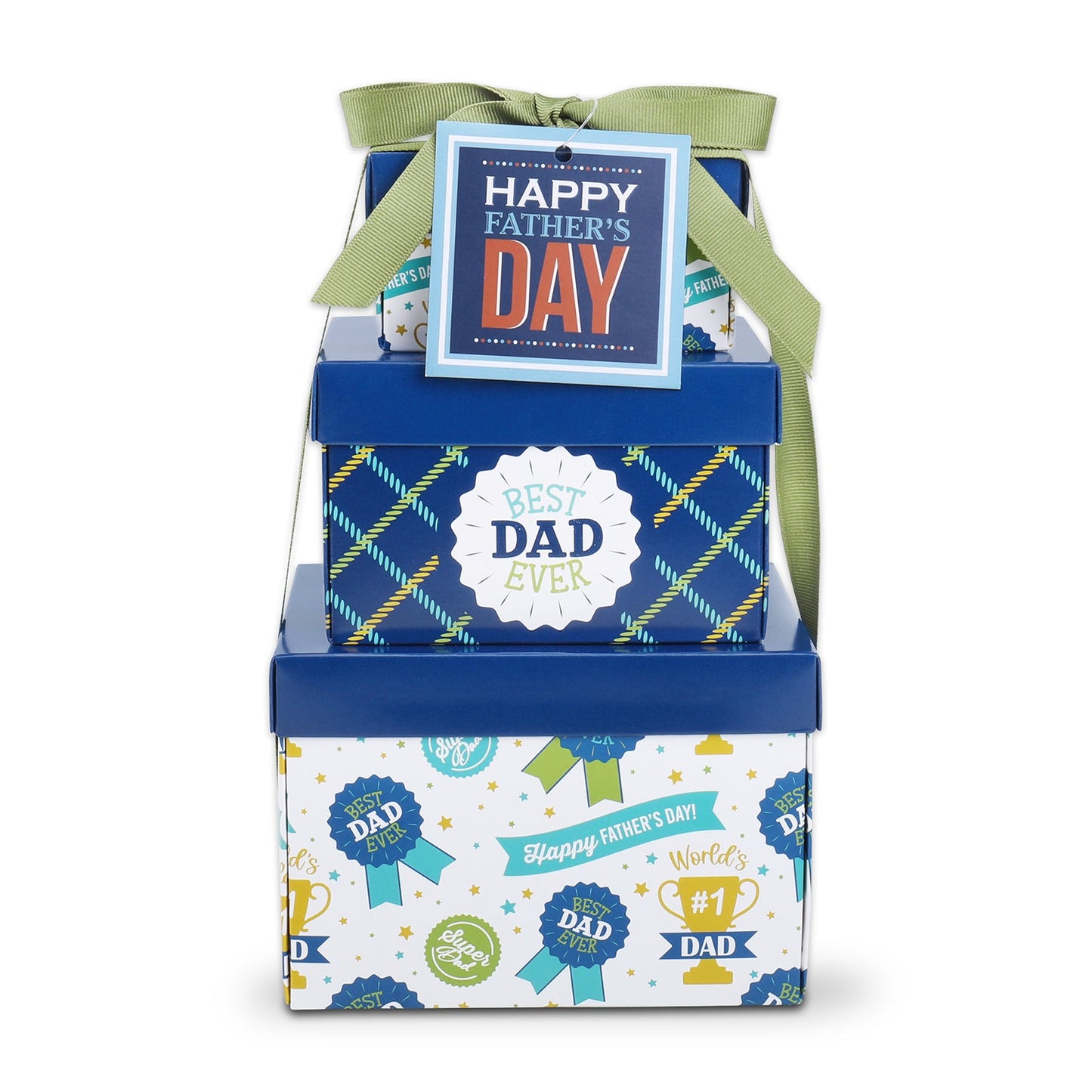 Best Dad Ever! Father's Day Snack Gift Tower Alder Creek Gift Baskets