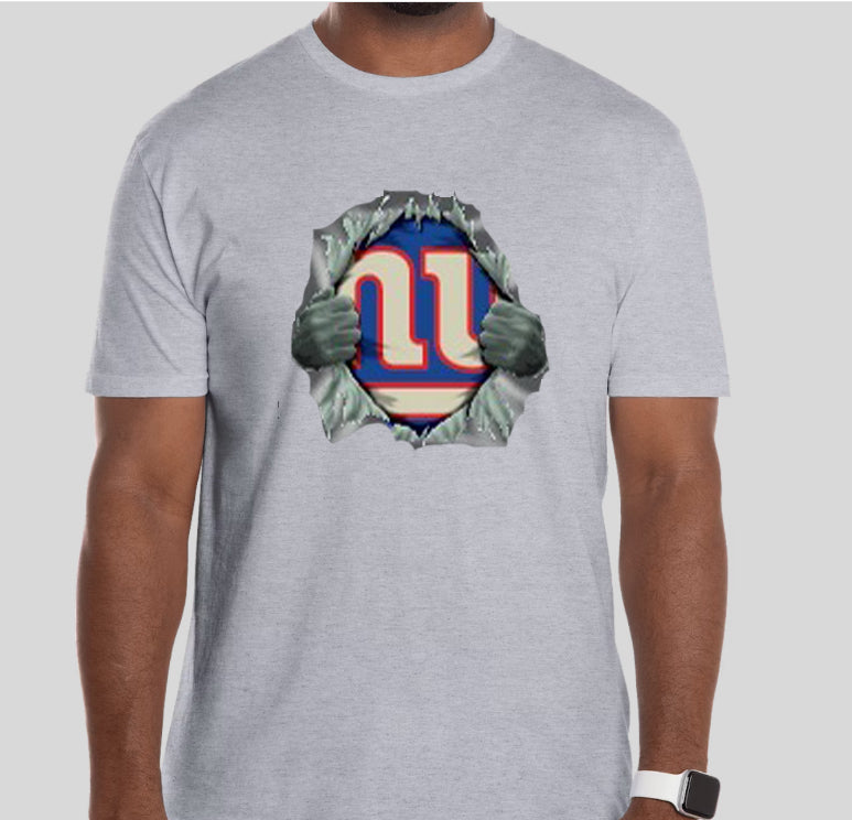 NY Giants Exposed Logo T-Shirt