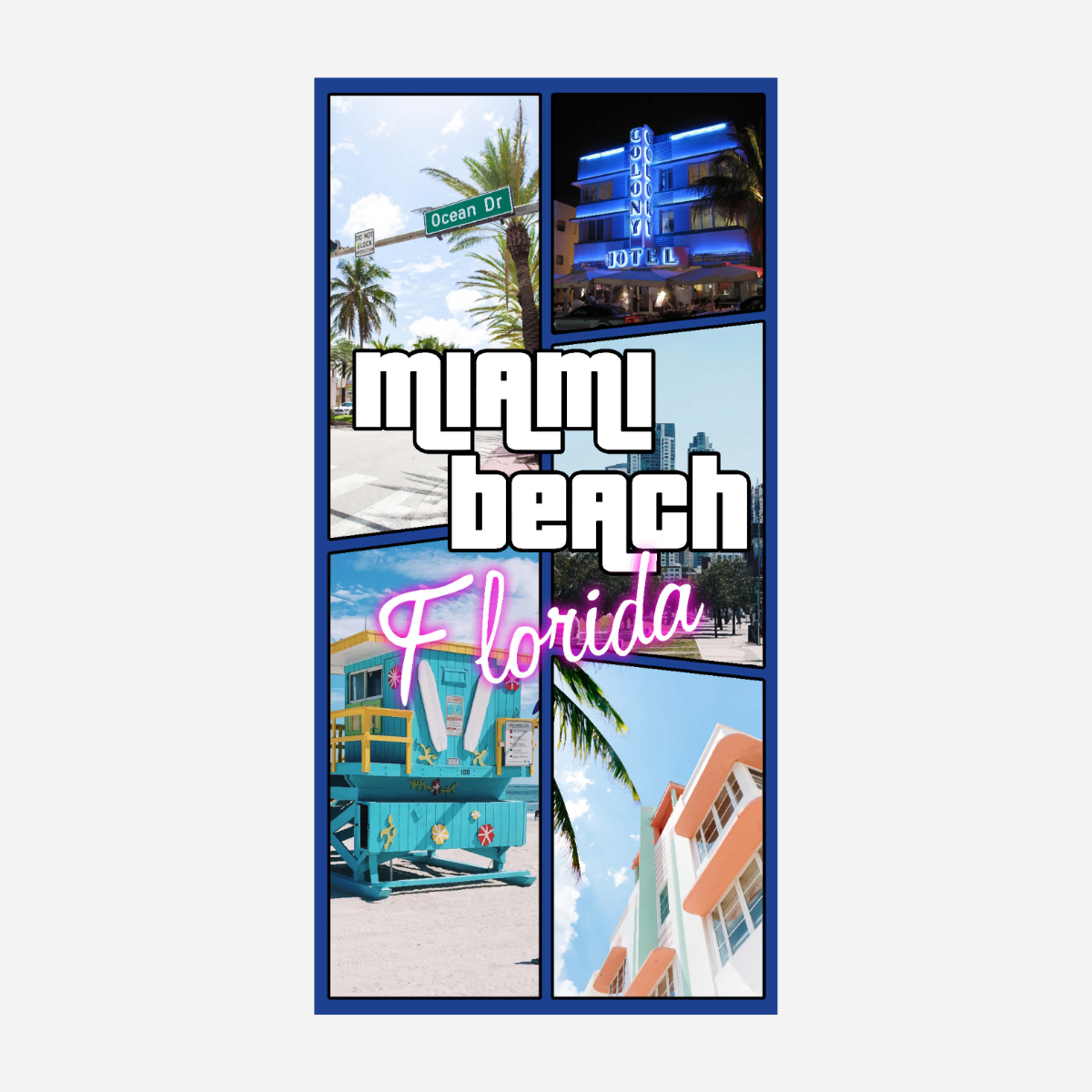 GTA Miami Beach Florida Towel Towels World