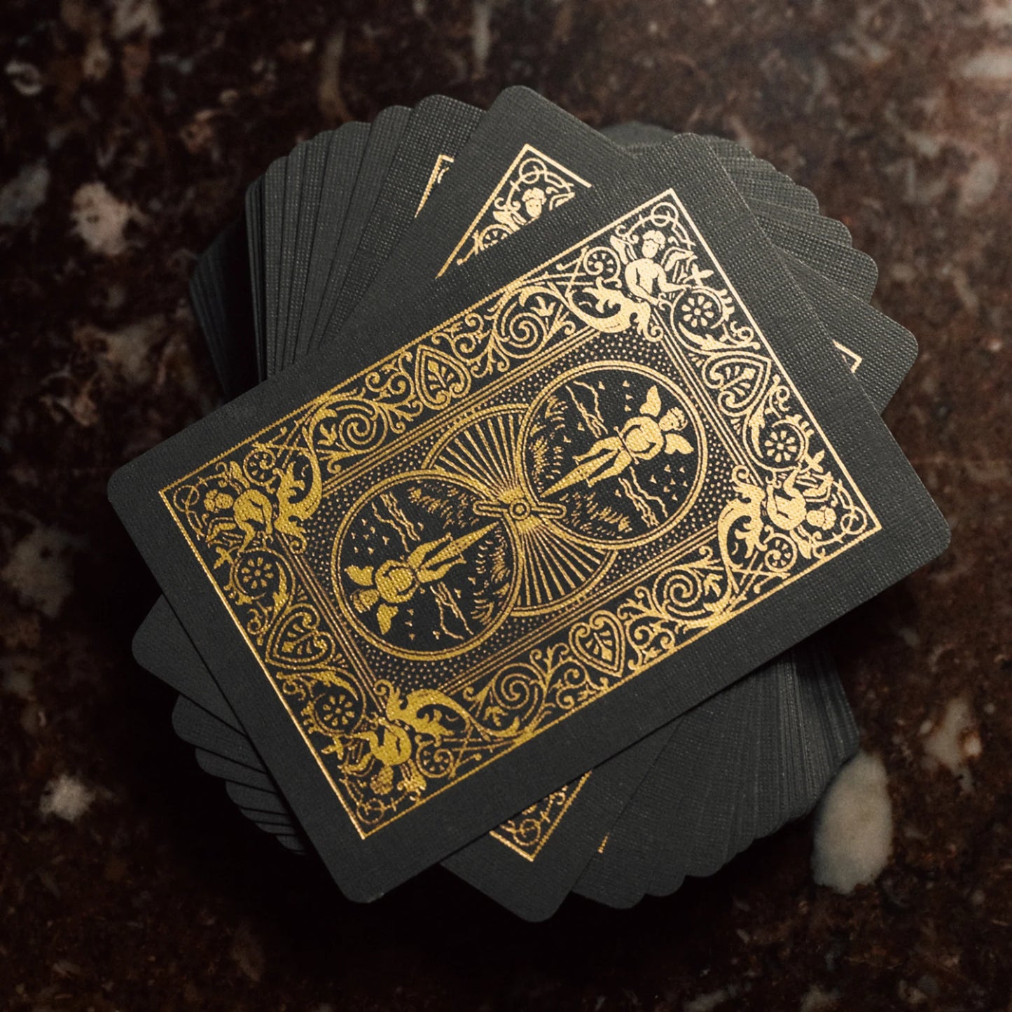 Bicycle Black and Gold Metalluxe Playing Cards – Premium Foil Edition ClassicDecks