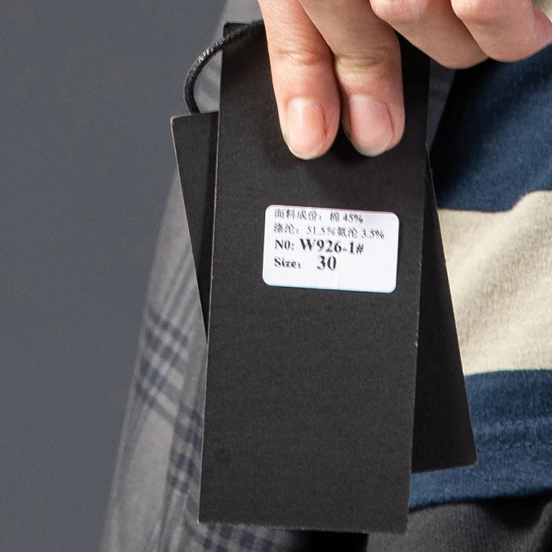 7 Models Spring New Men's Plaid Casual Pants Business Fashion Slim Stretch Male Skinny Trousers Brand Clothes 7 Color
