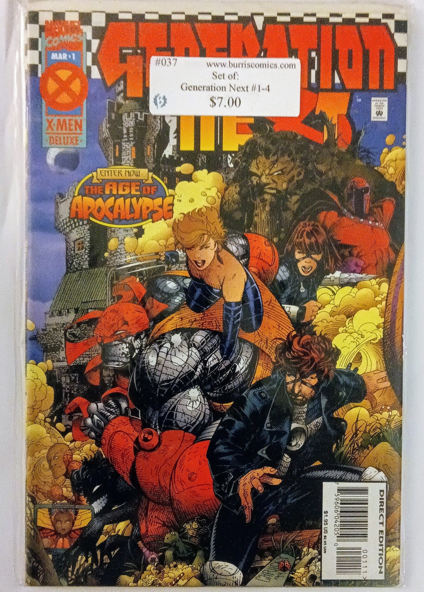 Comic Book Set: Generation Next #1-4, Marvel Comics burriscomics