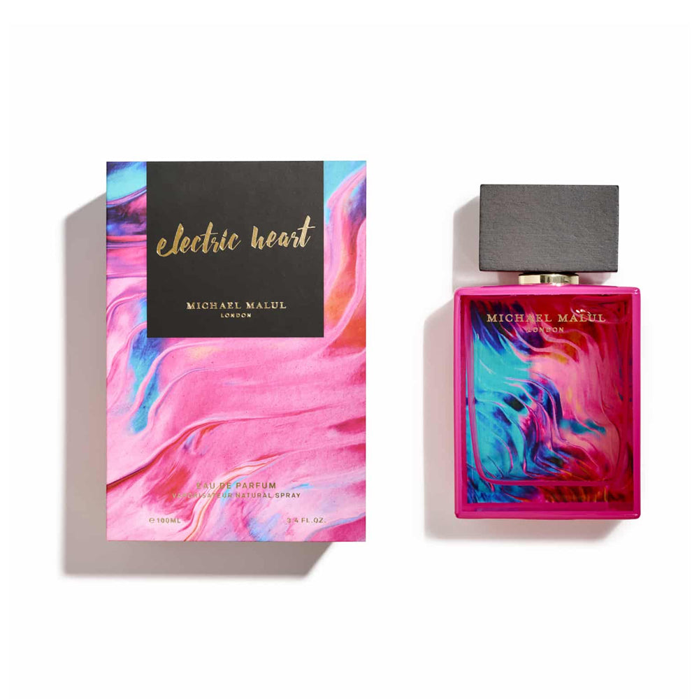 Michael Malul Electric Heart 3.4 oz Women's Fragrance Eau de Parfum, Perfume for Women 100ml