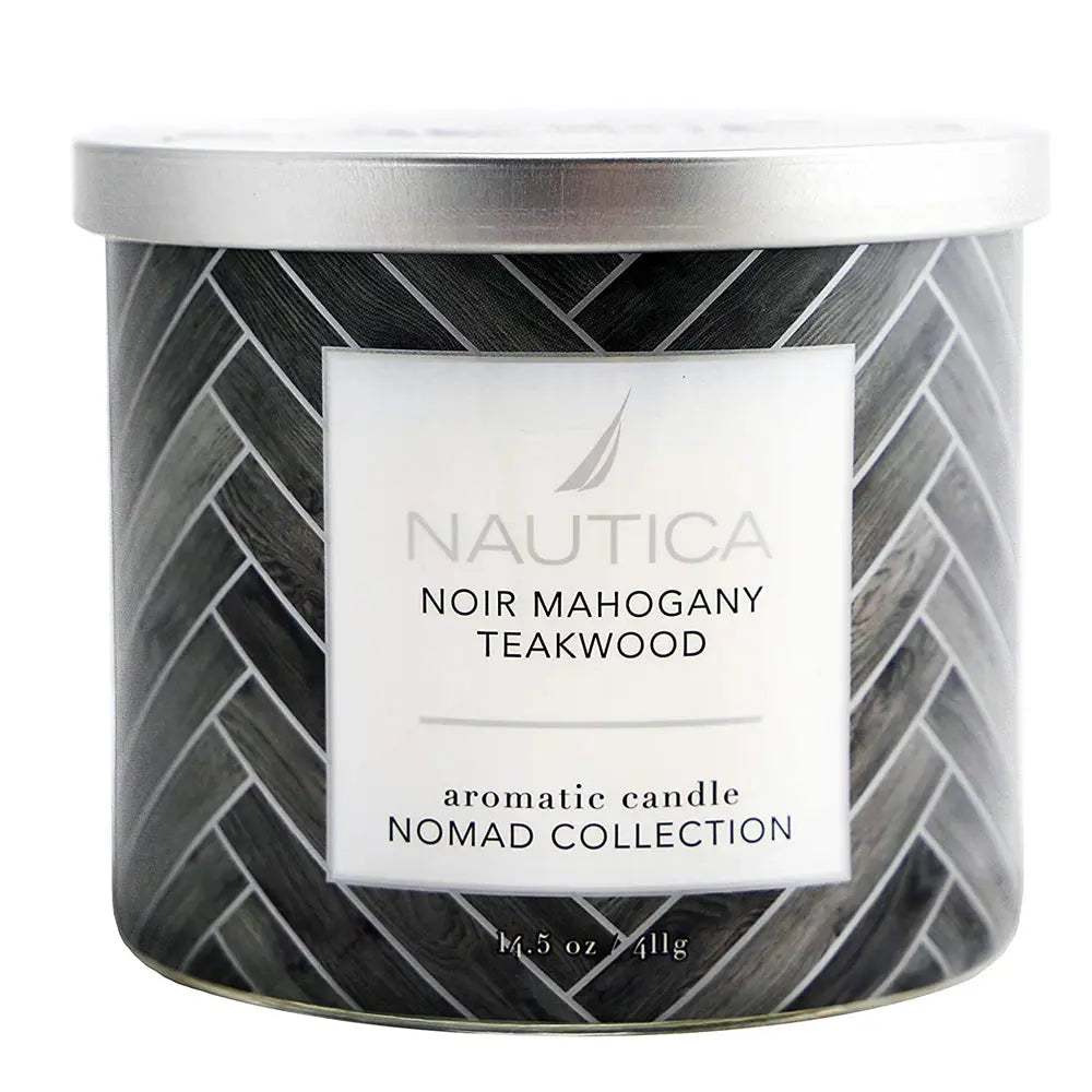 Nautica Noir Mahogany Teakwood Candle 14.5oz 3B