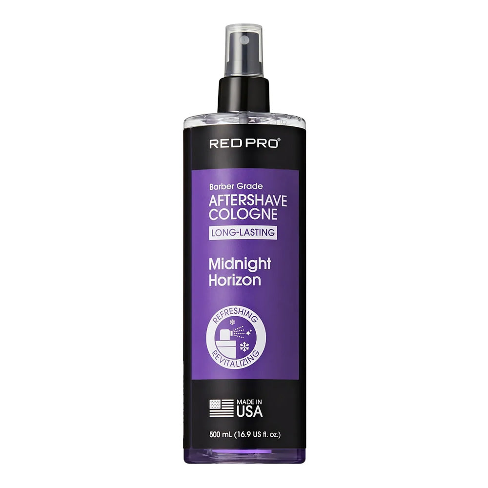 RED PRO AFTERSHAVE COLOGNE - MIDNIGHT HORIZON 16.9OZ N.O.S. Barber Supply