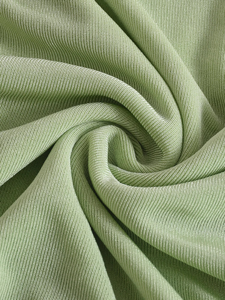 kliou Halter Bandage Women Mini Dress Concise Solid Sexy Deep V- Neck Backless Ruched Ruffle Robe Mujer Birthday Party Vestidos