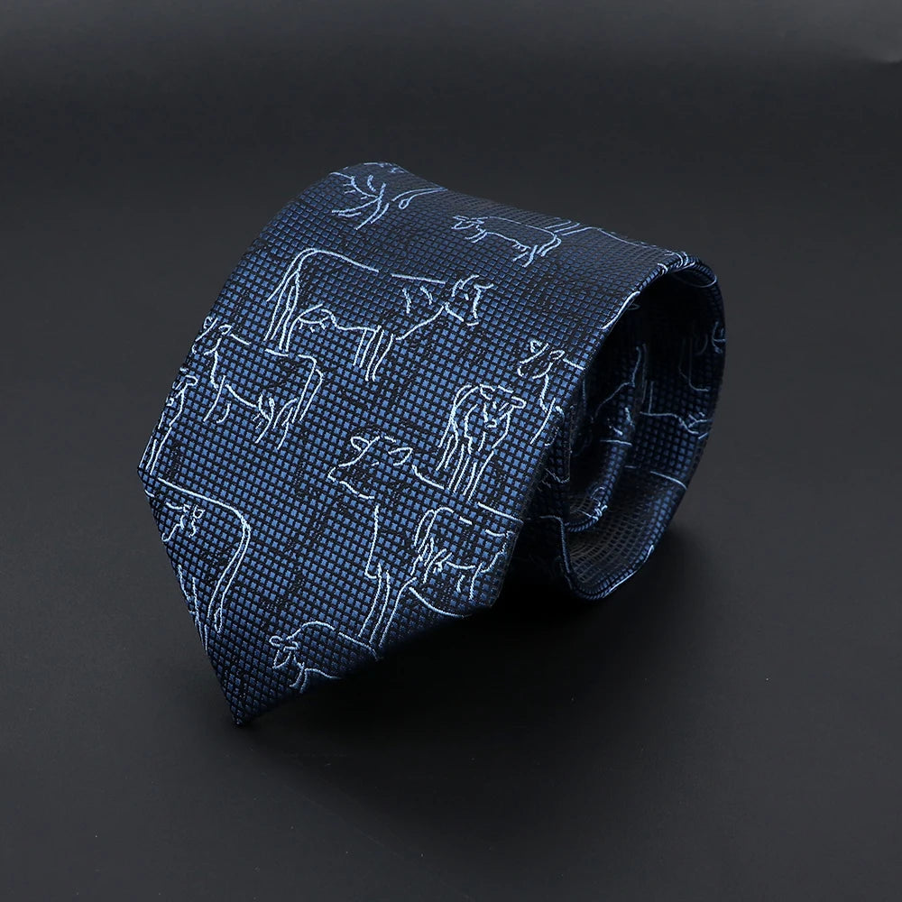 New Polyester Floral Tie For Men