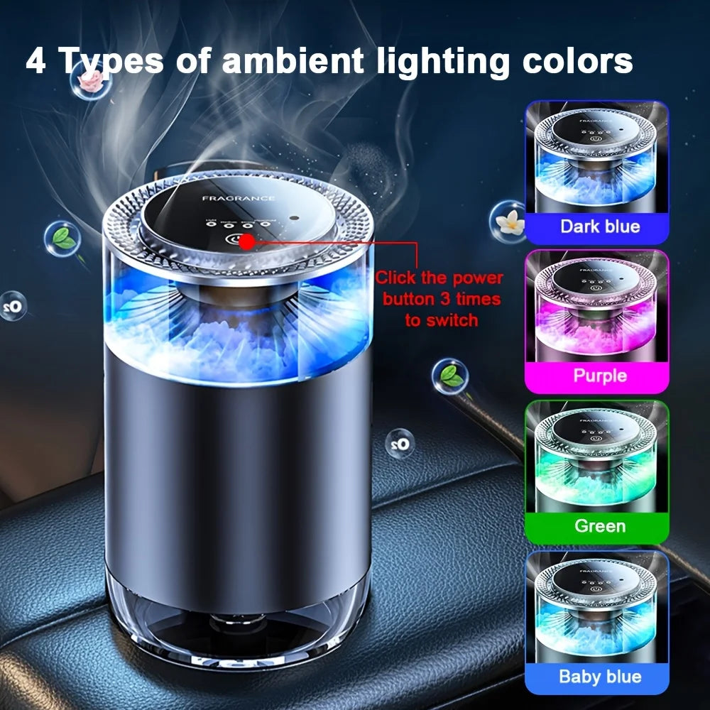 Smart Car Air Aromatherapy Diffuser Rechargeable Car Air Freshener