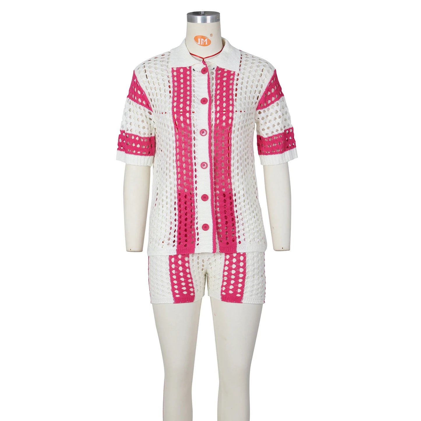 JRRY Sexy Women Knitted Set Two Pieces Sets