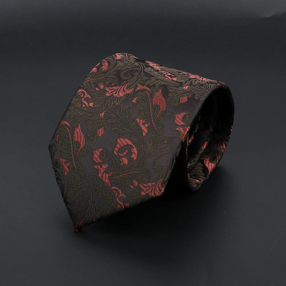 New Polyester Floral Tie For Men