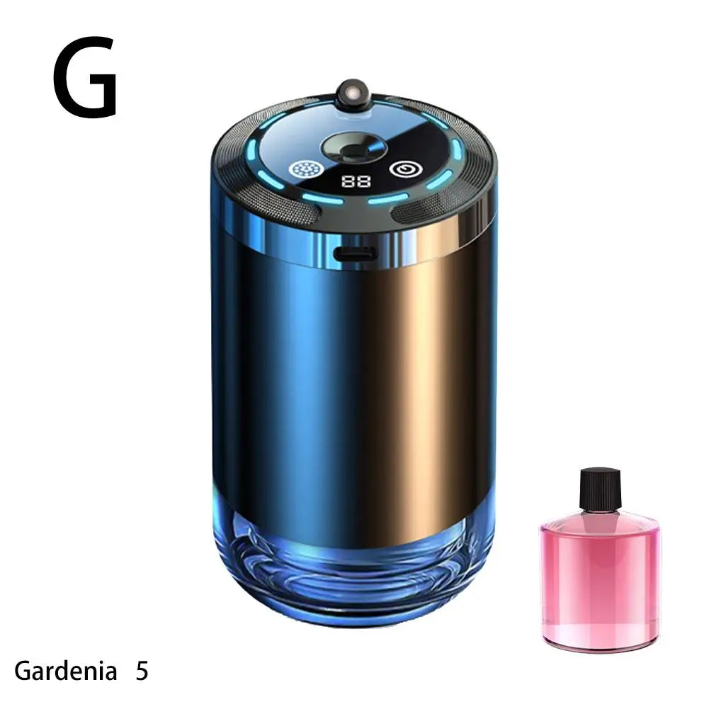 Smart Car Air Freshener, Rechargeable Car Aroma Diffuser