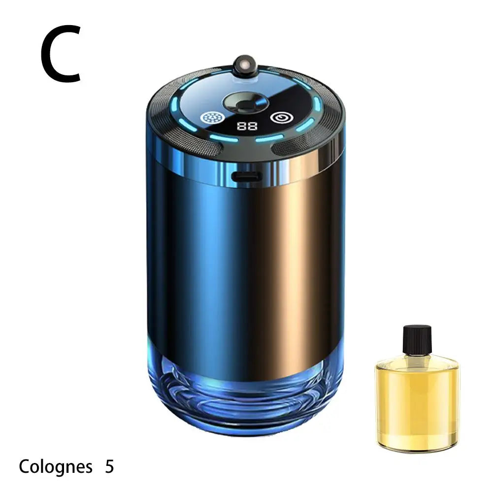 Smart Car Air Freshener, Rechargeable Car Aroma Diffuser