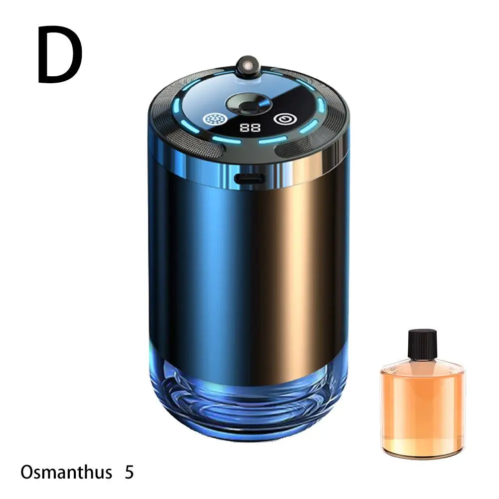 Smart Car Air Freshener, Rechargeable Car Aroma Diffuser