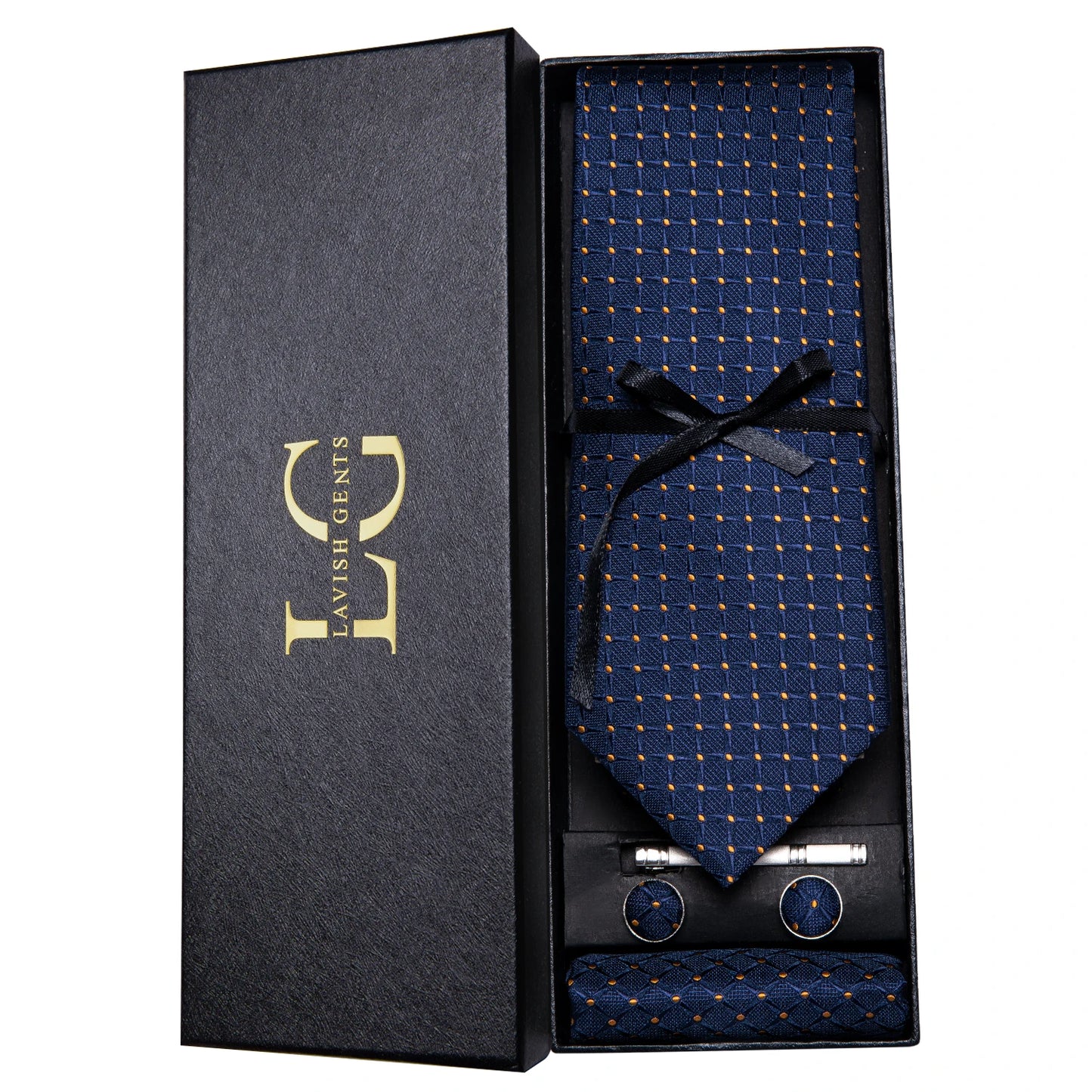 Hi-Tie Luxury Gift Box Classic Paisley Teal Green NeckTie