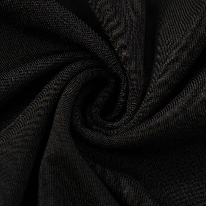 Shestyle Backless Black Pencil Dress