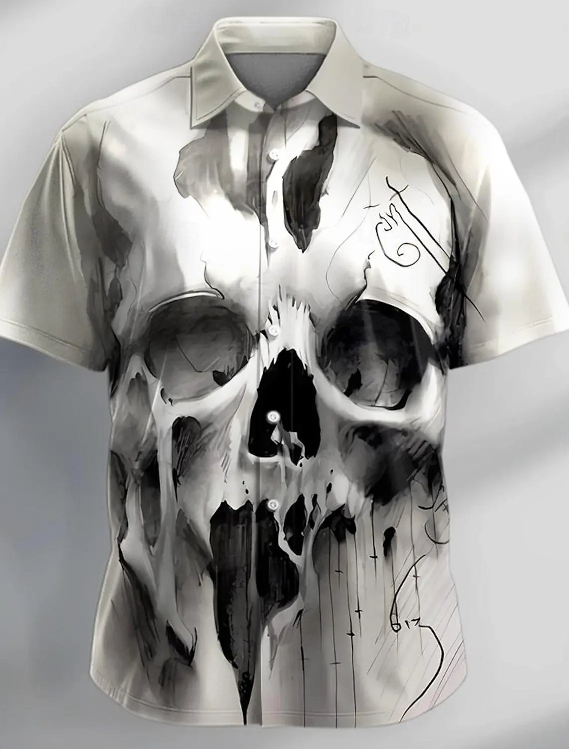 Men's Shirt Button Up Shirt Casual Shirt Long Sleeve Bronzing Lapel Spring & Fall Office Career Wedding Party Clothing Apparel