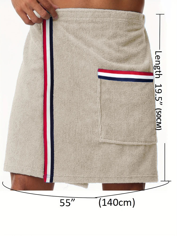 Men's Bath Robe TowelAdjustable