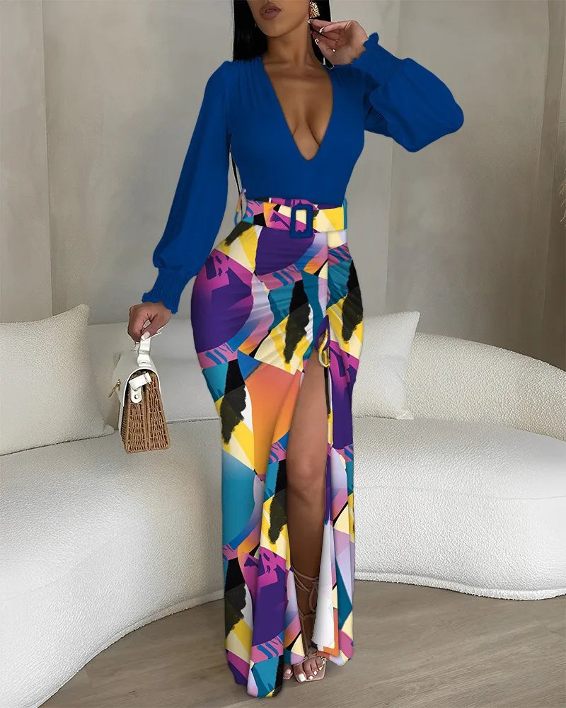 Sexy Deep V-neck Bodycon Dresses For Women
