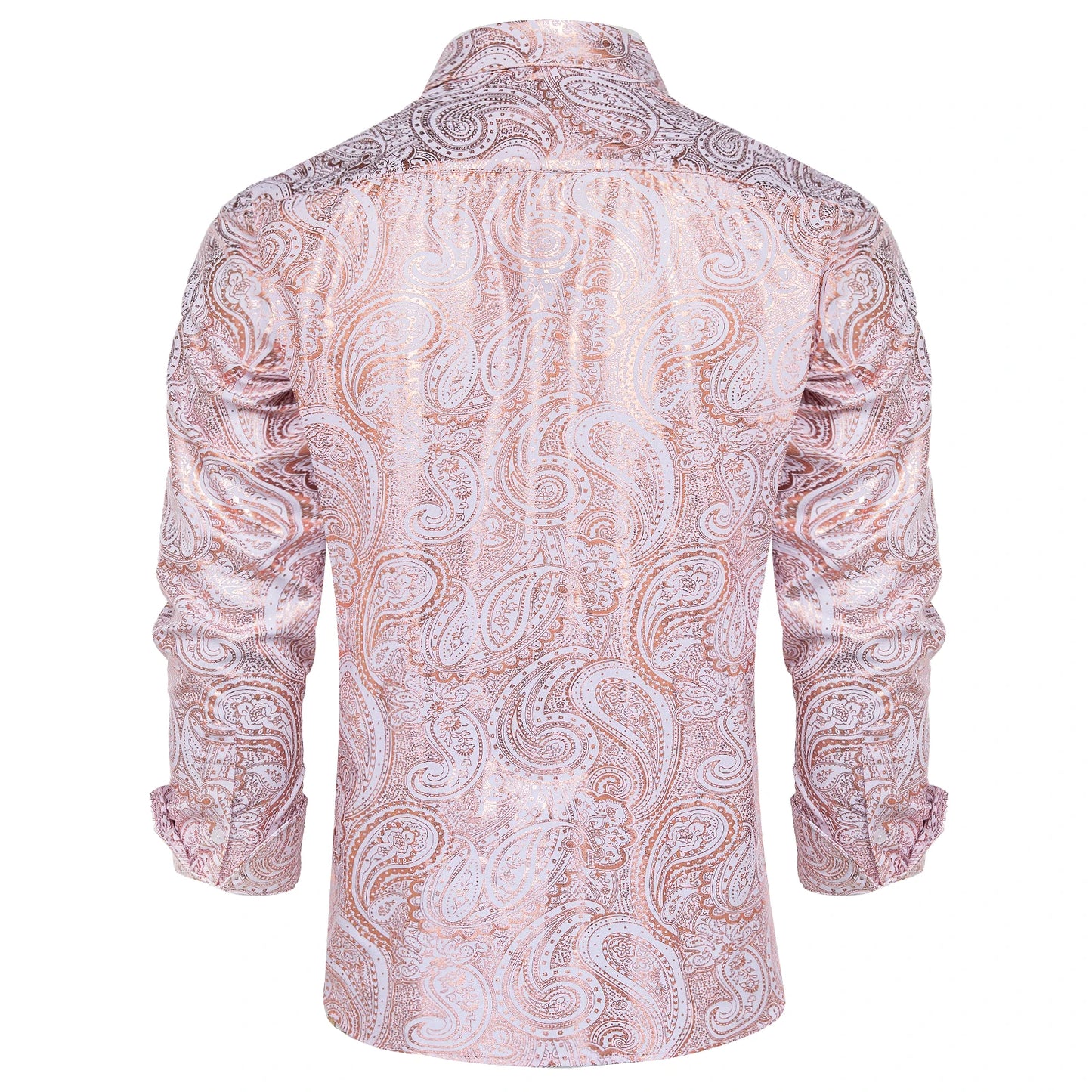 Luxury Gilding Paisley Shirts for Men