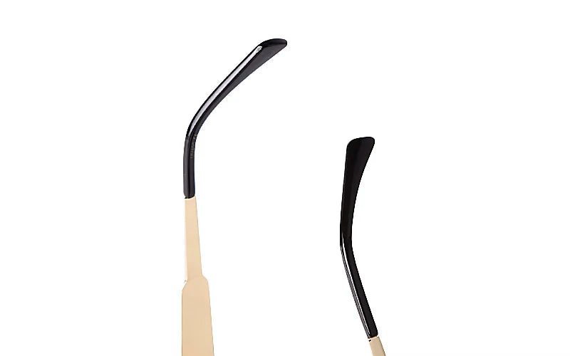 Retro Gold Metal Punk Square Sunglasses for Women Men Brand Designer Fashion Classic Green Lens Rectangle Sun Glasses UV400