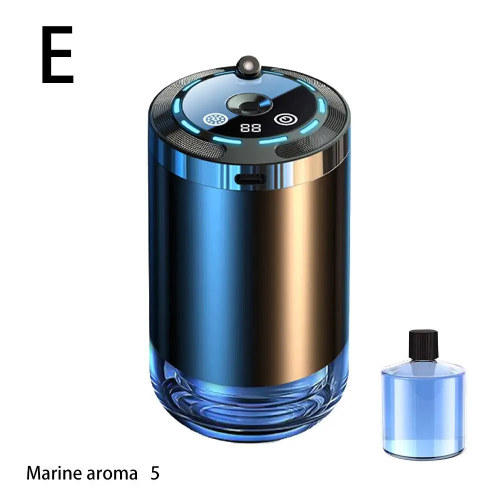 Smart Car Air Freshener, Rechargeable Car Aroma Diffuser