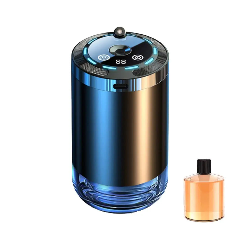 Smart Car Air Freshener, Rechargeable Car Aroma Diffuser
