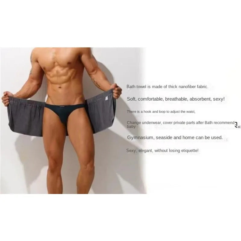 Men's Bath Towel Absorbent Towel