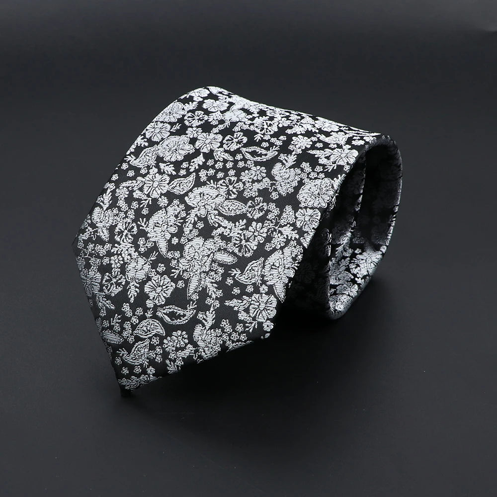New Polyester Floral Tie For Men