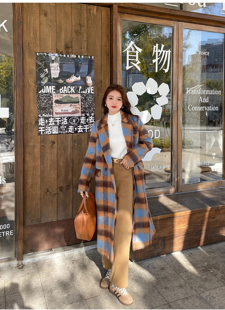 Autumn Winter Sweater Women Pullovers Long Sleeve Tops Clothes Slim Knit Soft Jumper Streetwear Button Turtleneck Sweater
