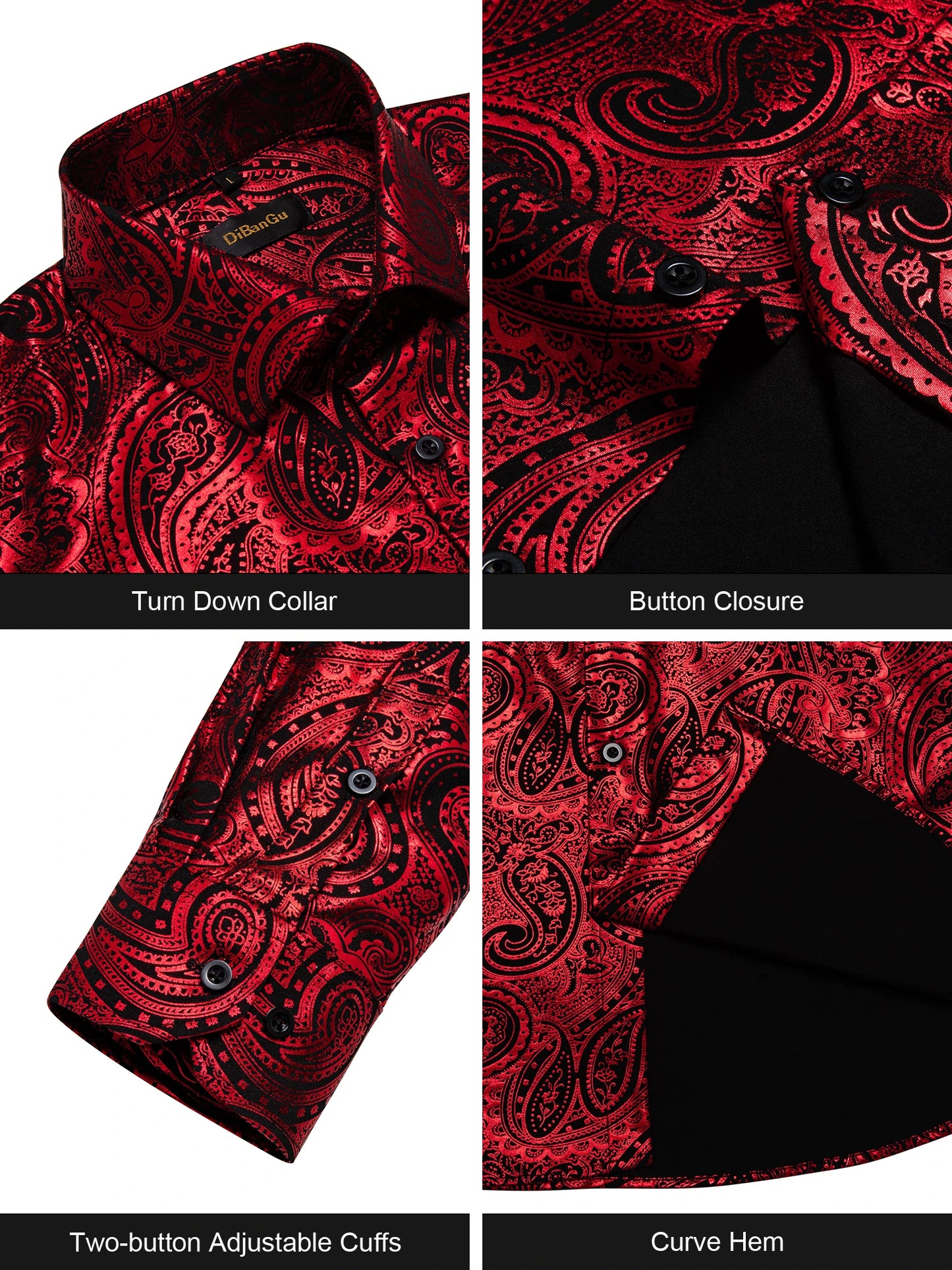 Luxury Paisley Men's Shirt