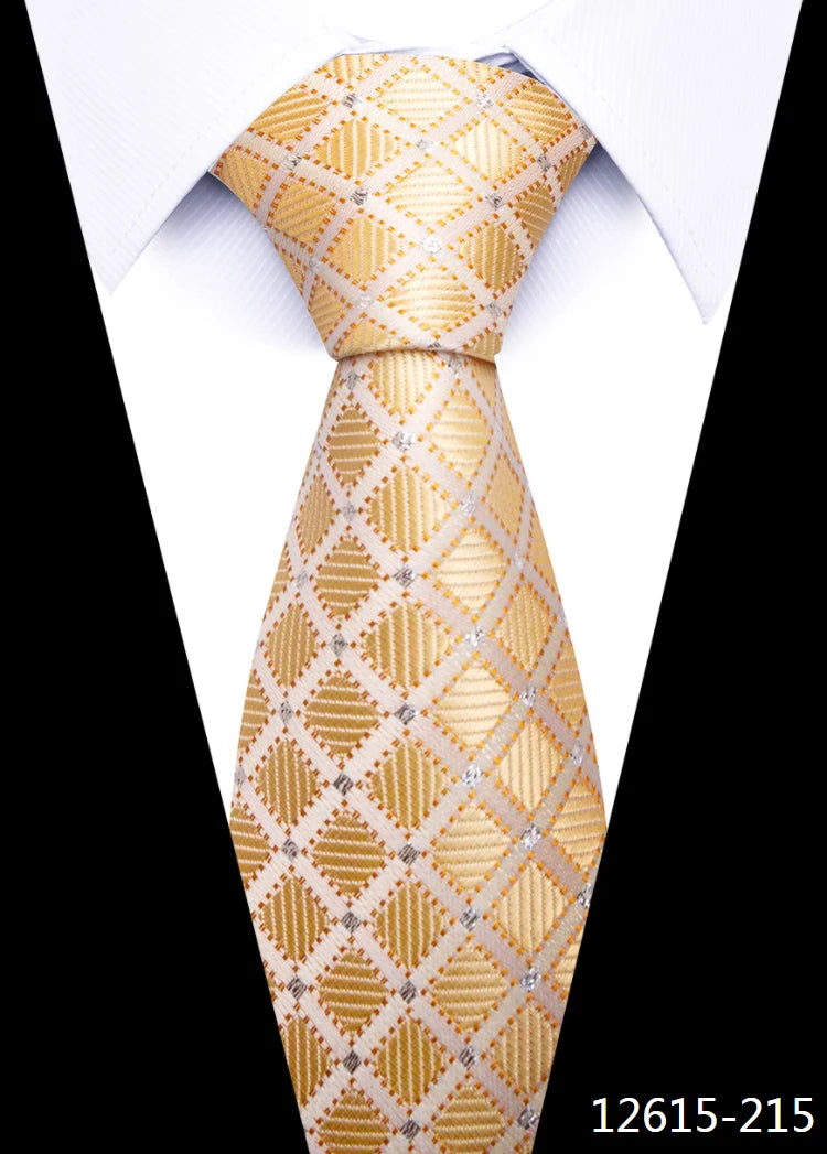 Brand 100% Silk New Men's Tie