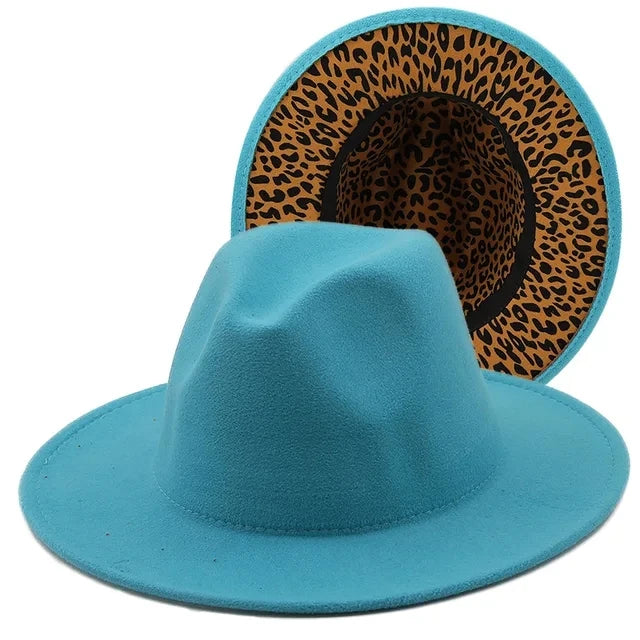 QBHAT Two-color Fedora Hat Men