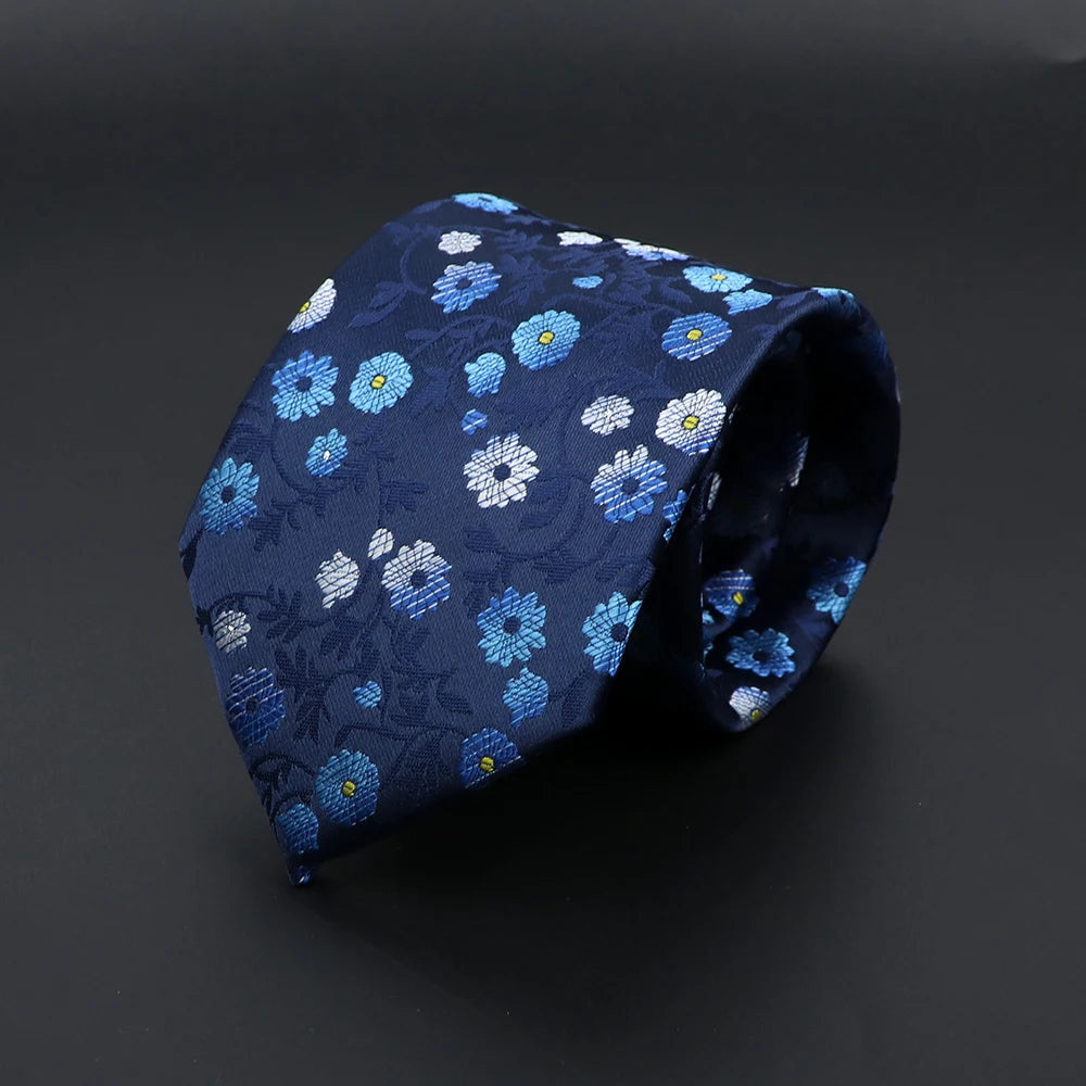 New Polyester Floral Tie For Men
