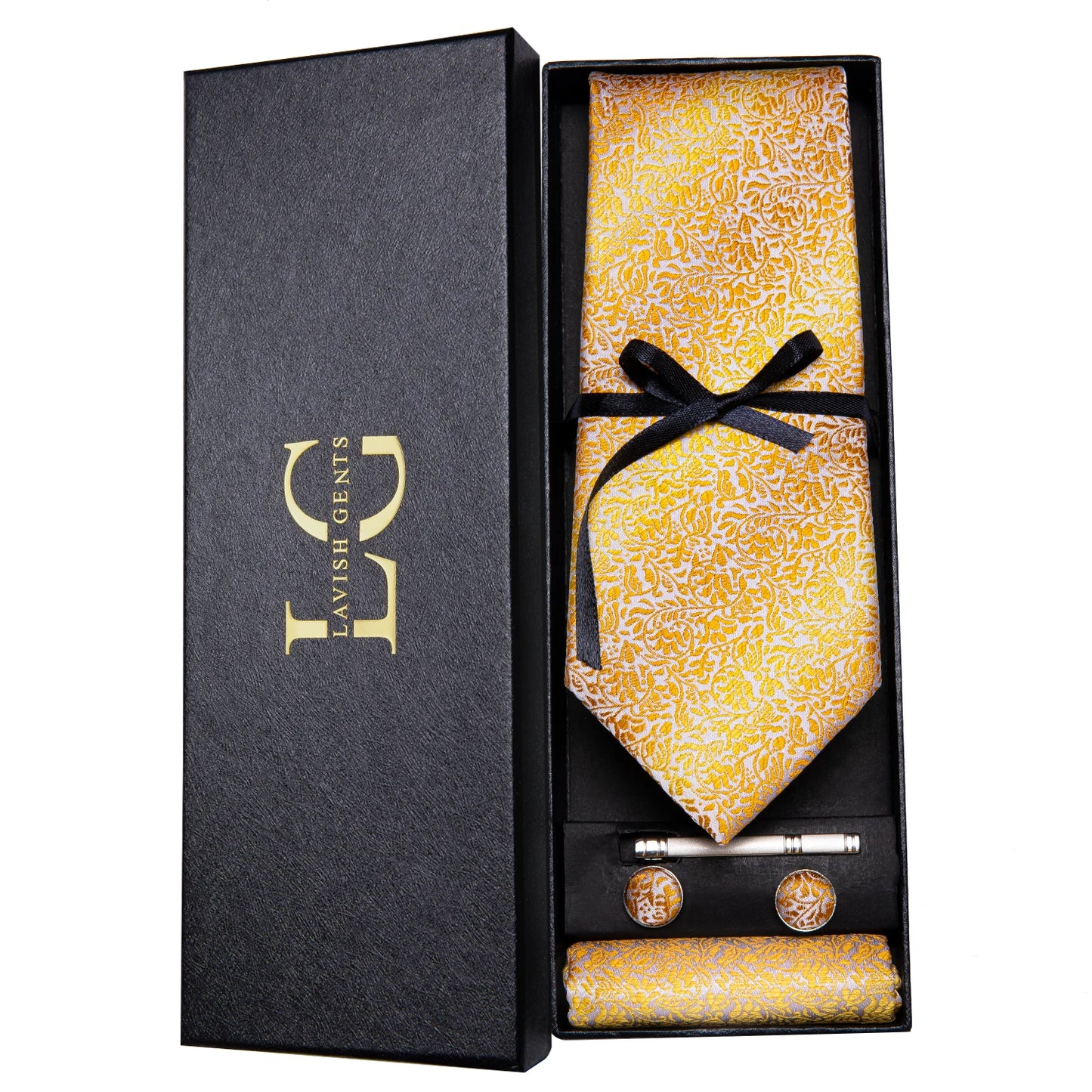 Hi-Tie Luxury Gift Box Classic Paisley Teal Green NeckTie