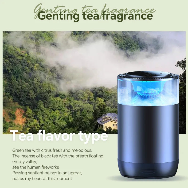 Smart Car Air Aromatherapy Diffuser Rechargeable Car Air Freshener