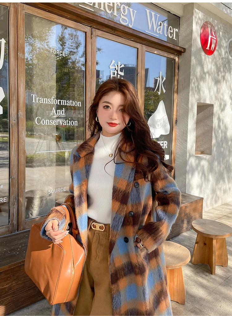 Autumn Winter Sweater Women Pullovers Long Sleeve Tops Clothes Slim Knit Soft Jumper Streetwear Button Turtleneck Sweater