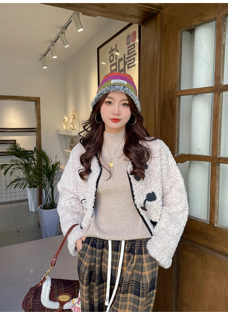 Autumn Winter Sweater Women Pullovers Long Sleeve Tops Clothes Slim Knit Soft Jumper Streetwear Button Turtleneck Sweater